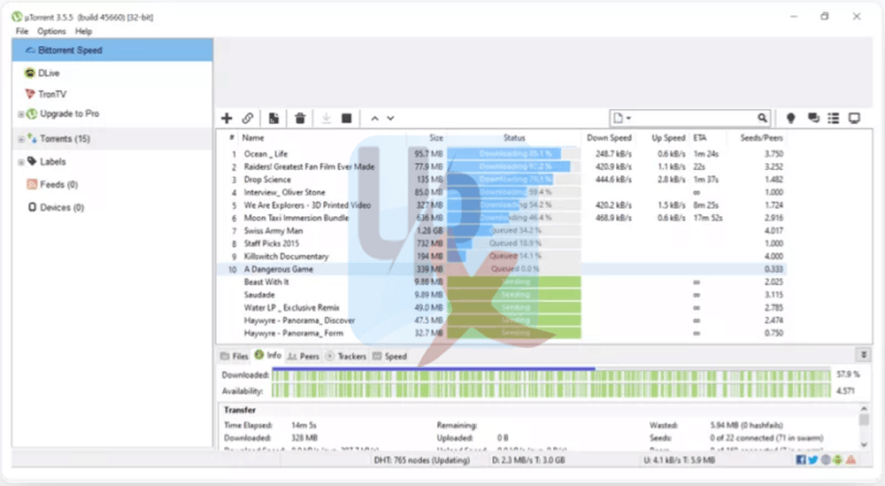 تنزيل برنامج يو تورنت utorrent مجانا