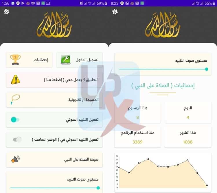 تنزيل تطبيق الشفيع al shafie للتذكير بالصلاة على النبي